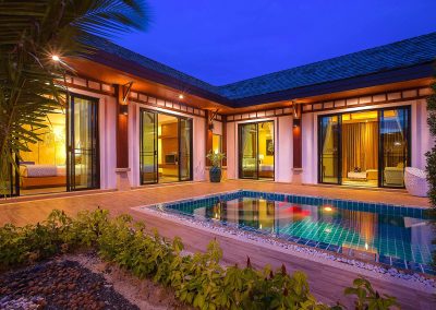 Luxury pool villa