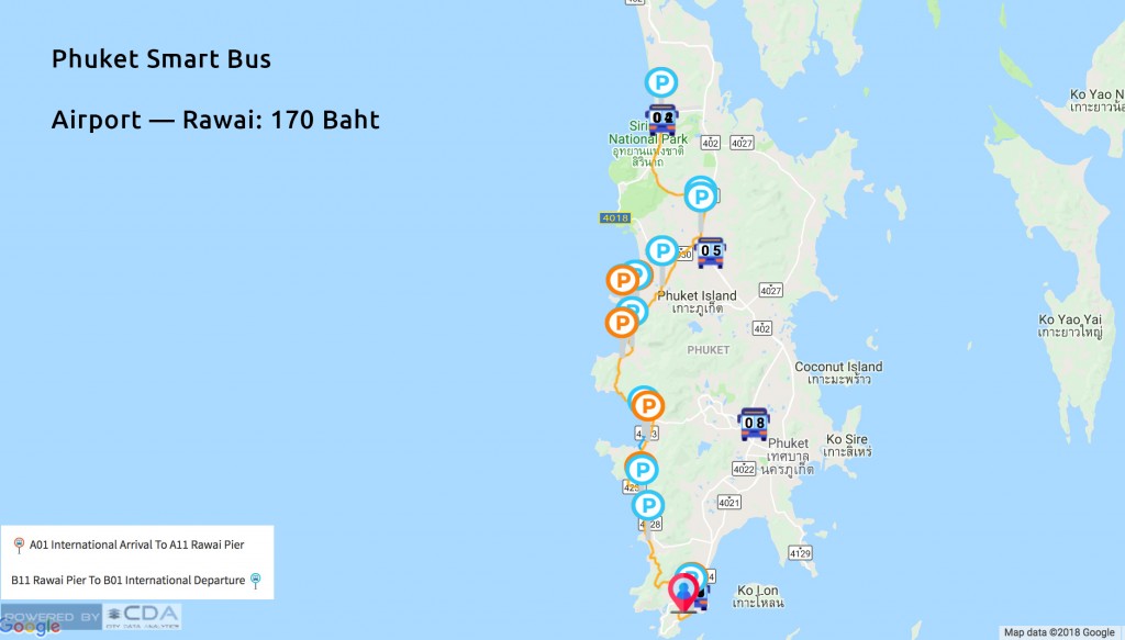 smart bus phuket routes