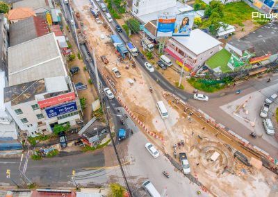 Chalong Underpass Construction, Phuket